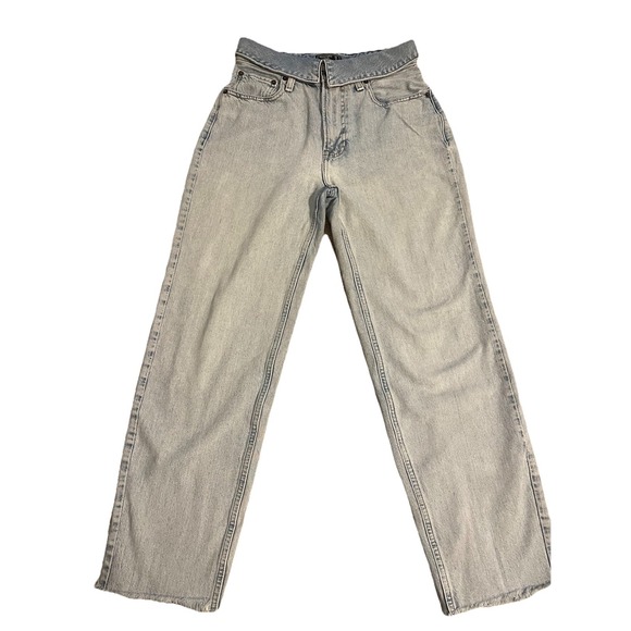 Abercrombie & Fitch Denim - Abercrombie & Fitch Jeans Women 4L/27 Blue Mom High Rise Stretch Denim